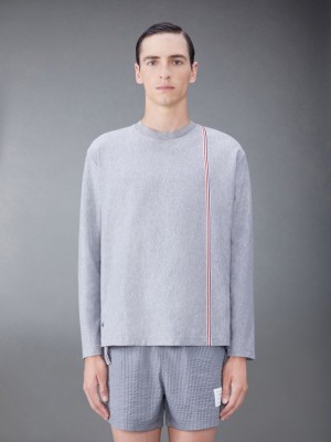 Thom Browne Jersey Oversized メンズ Tシャツ グレー | GPV95O70248
