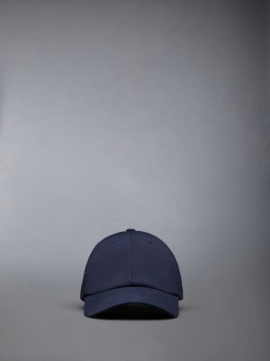Thom Browne Typewriter Cloth Classic Baseball メンズ キャップ 青 | GFJ67N41771