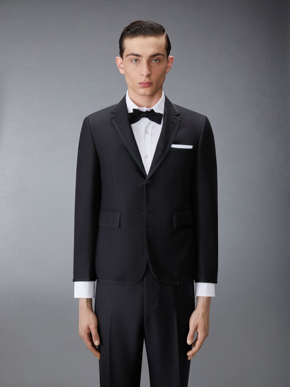 Thom Browne 2PLY MOHAIR CLASSIC TUXEDO メンズ コート 黒 | RDW97M96480