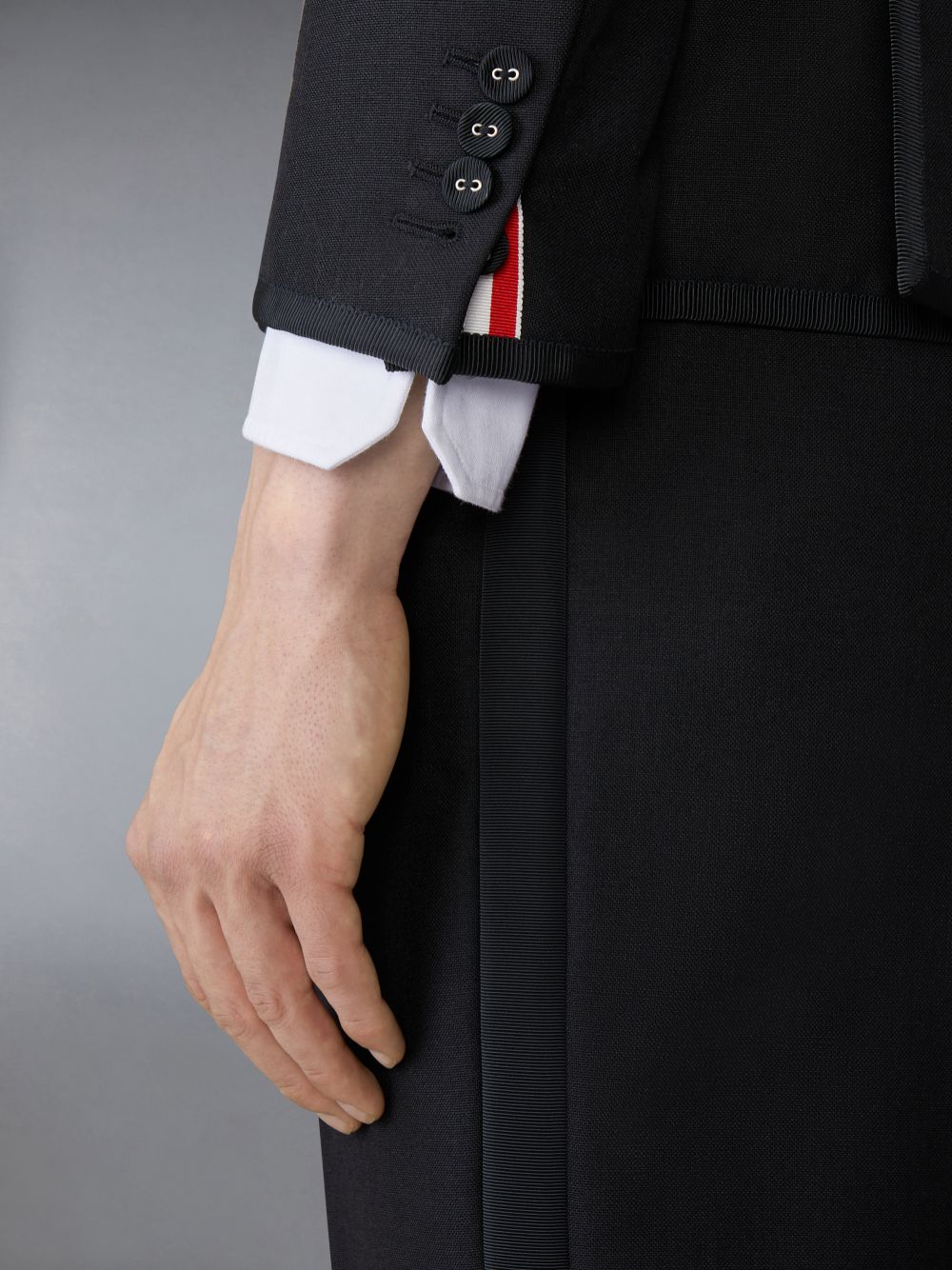 Thom Browne 2PLY MOHAIR CLASSIC TUXEDO メンズ コート 黒 | RDW97M96480