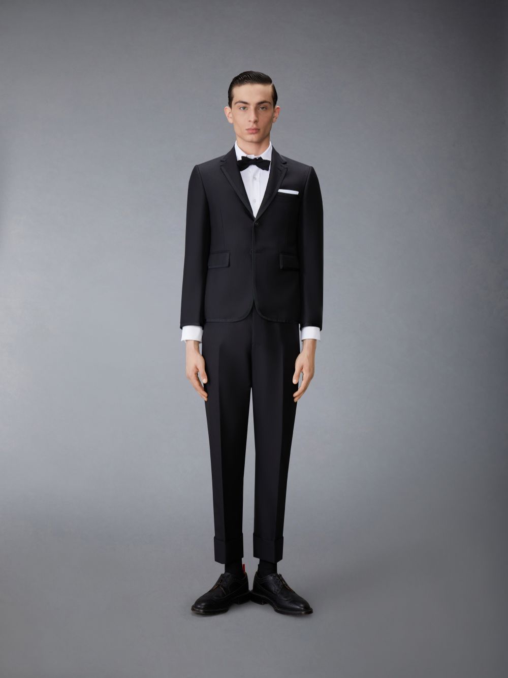 Thom Browne 2PLY MOHAIR CLASSIC TUXEDO メンズ コート 黒 | RDW97M96480