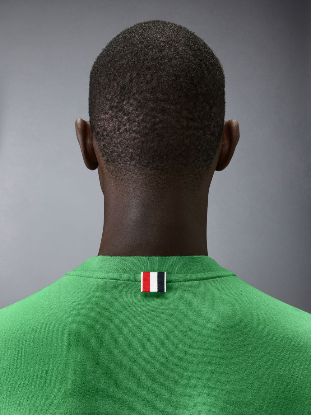 Thom Browne 4-Bar round-neck メンズ Tシャツ 緑 | VDX22D04669
