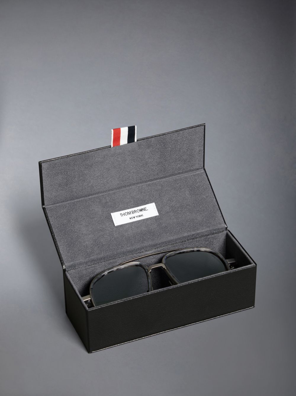 Thom Browne Acetate And Titanium Aviator レディース サングラス グレー | QOV75L85216