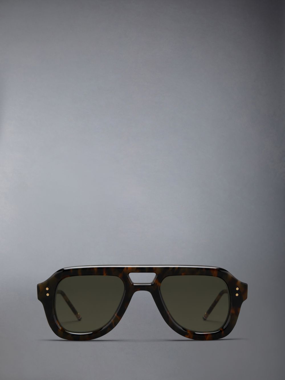 Thom Browne Acetate Aviator メンズ サングラス 暗ブラウン | JJO79S23264