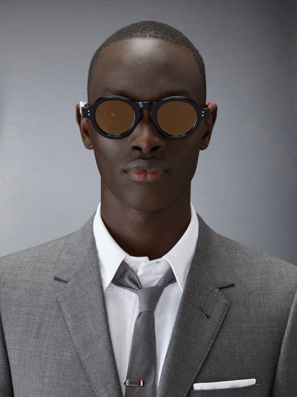 Thom Browne Acetate Round メンズ サングラス 青 | BPS56S88534