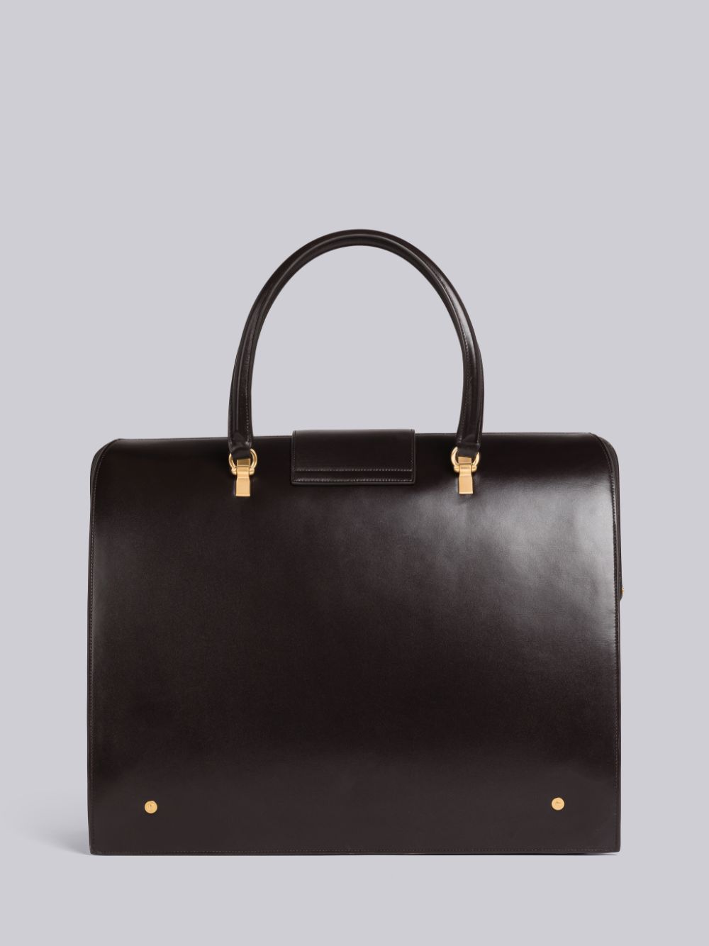 Thom Browne Box Calf Leather Mr. レディース ダッフルバッグ ブラウン | NVA53K48209