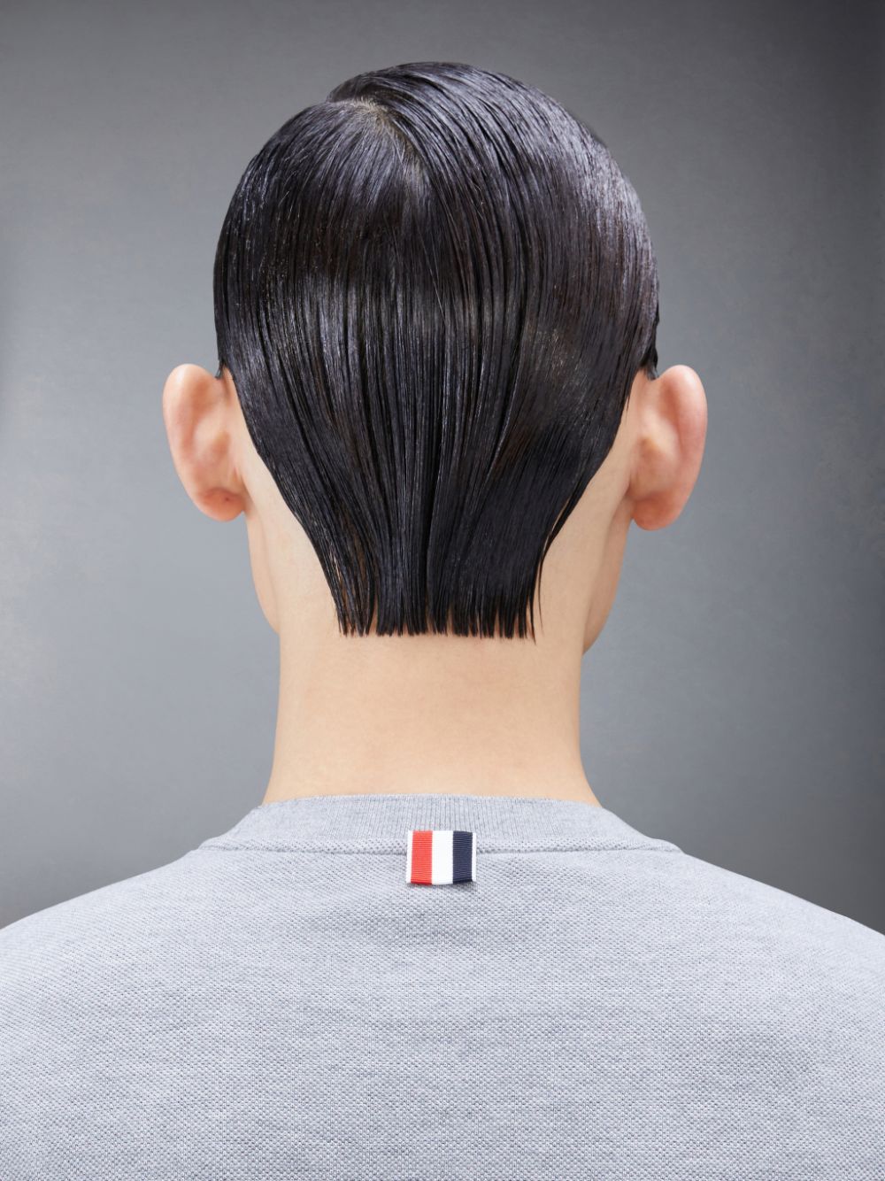 Thom Browne CLASSIC PIQUE 4-BAR メンズ Tシャツ グレー | RWD63V95477
