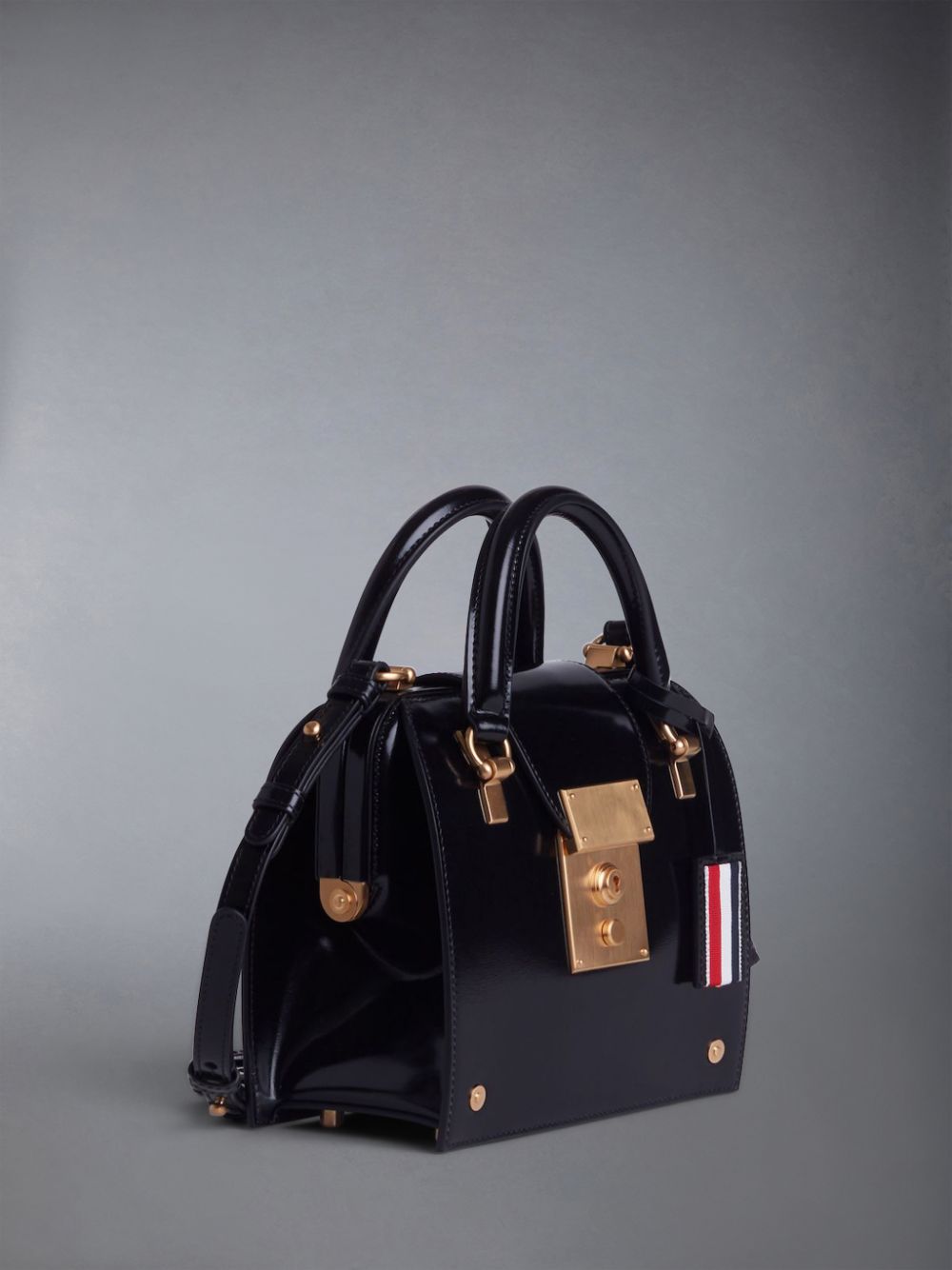 Thom Browne Calfskin Mrs. Mini レディース トートバッグ 黒 | SRH35N18430