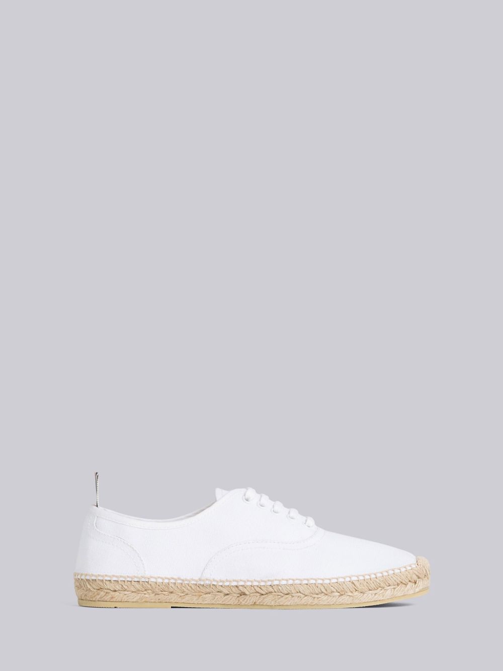 Thom Browne Canvas Espadrille Heritage メンズ スニーカー 白 | SSD09E13595