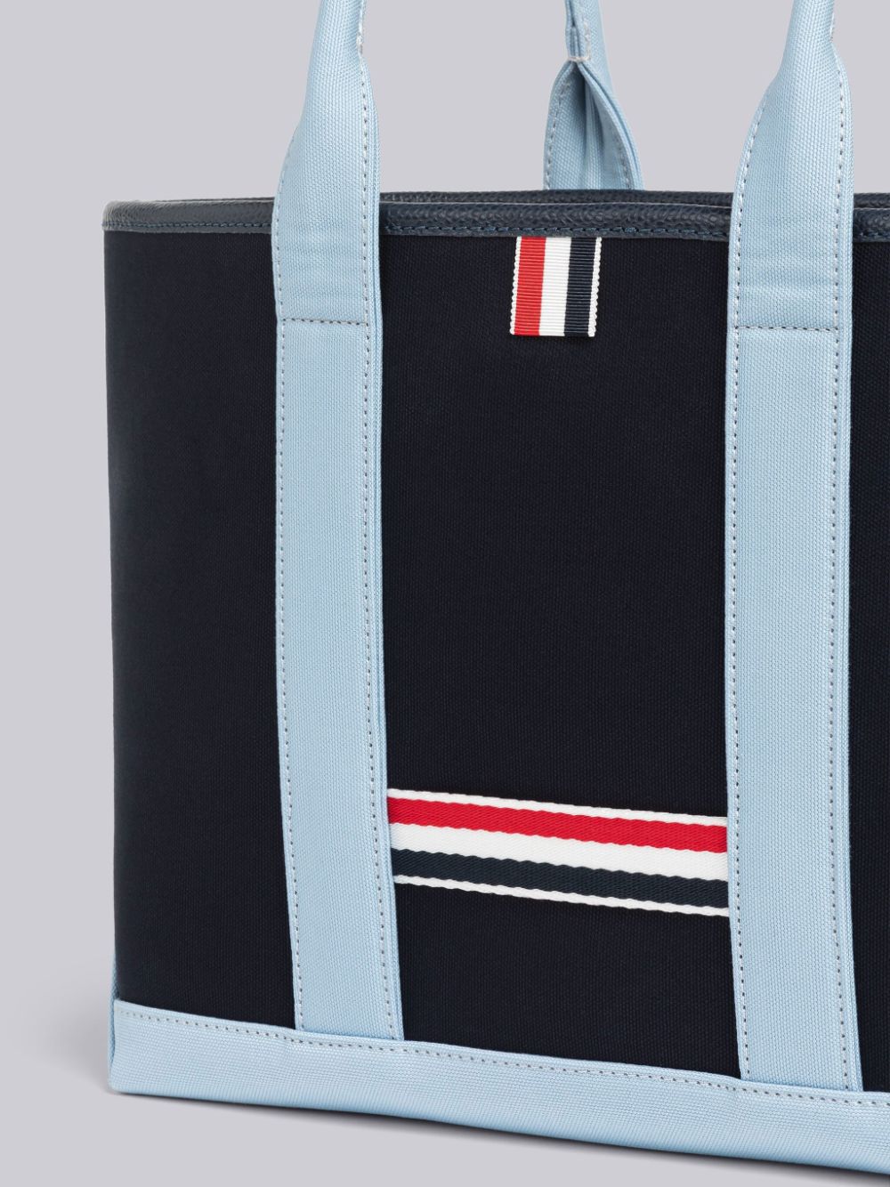 Thom Browne Canvas Interlock Small Tool メンズ トートバッグ 青 | SMR91H99454