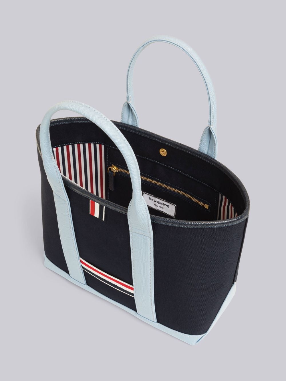 Thom Browne Canvas Interlock Small Tool メンズ トートバッグ 青 | SMR91H99454