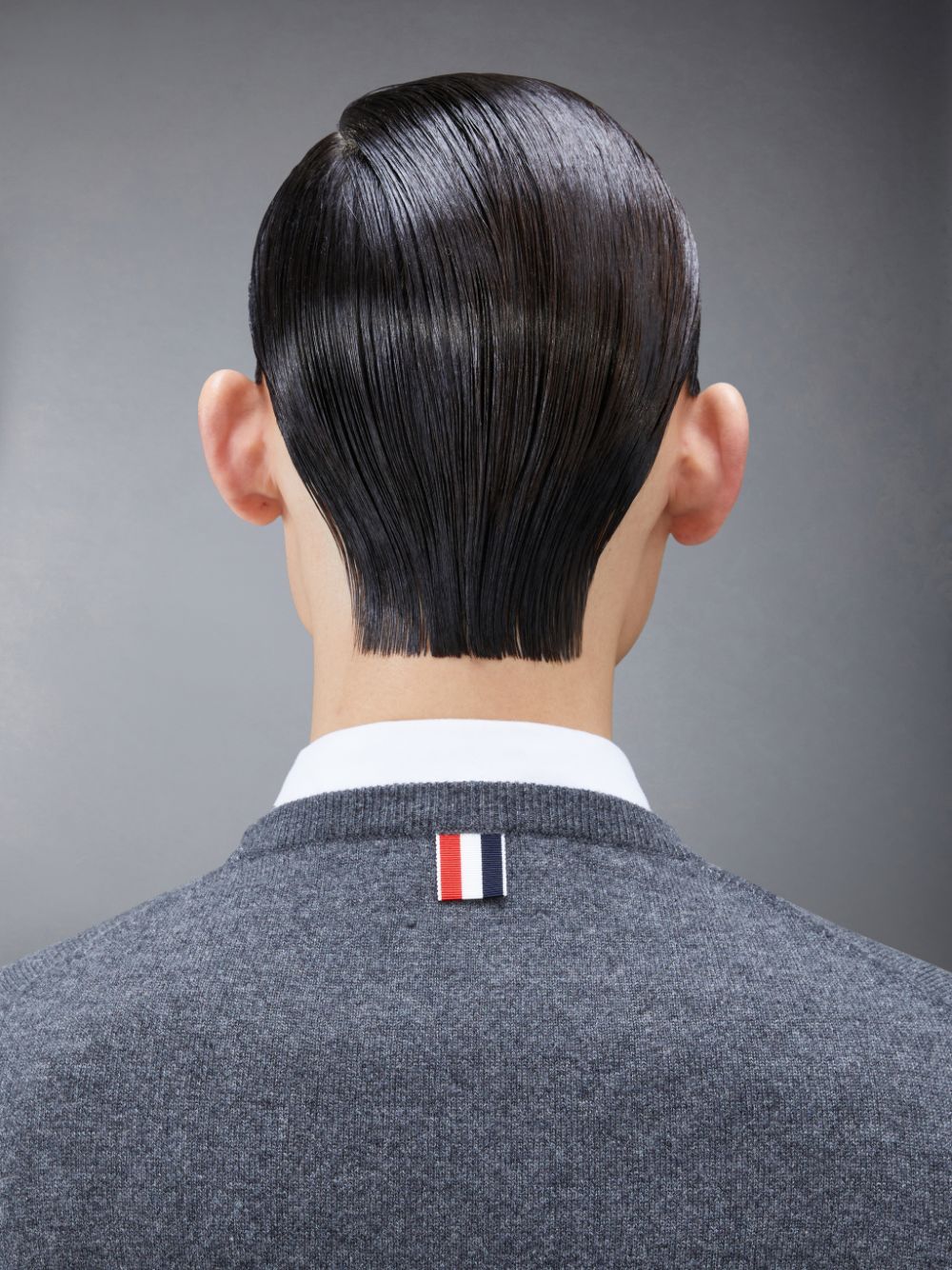 Thom Browne Cashmere 4-Bar Classic メンズ プルオーバー グレー | MBY33M68238