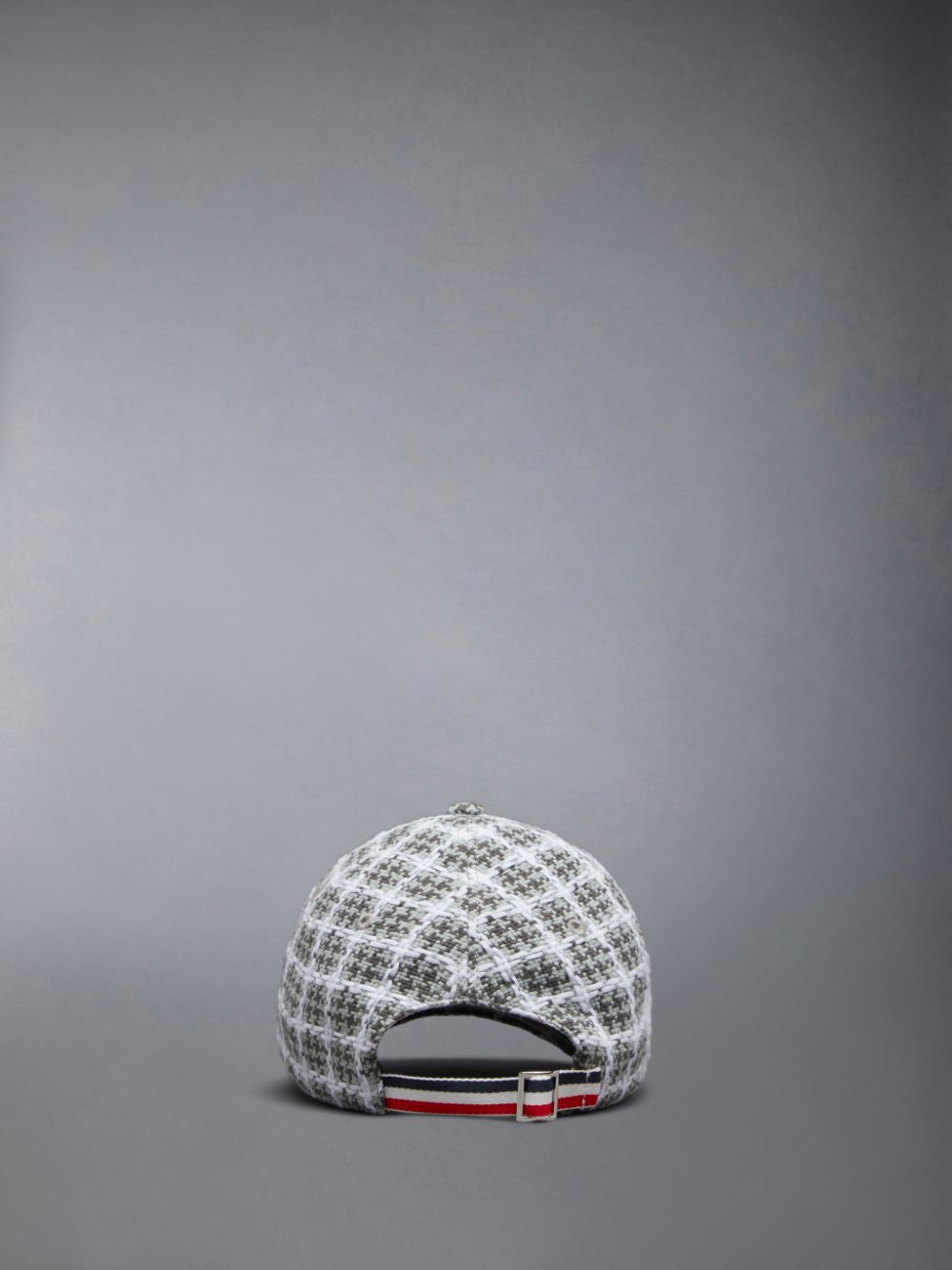 Thom Browne Check Summer Tweed Classic Baseball レディース キャップ グレー | CDW85L12071