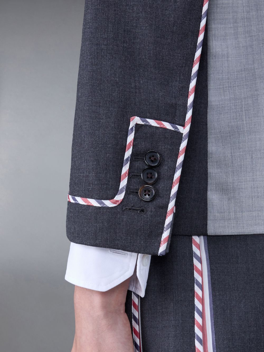 Thom Browne Classic Funmix Twill Sportcoat レディース コート グレー | WTU26W24882