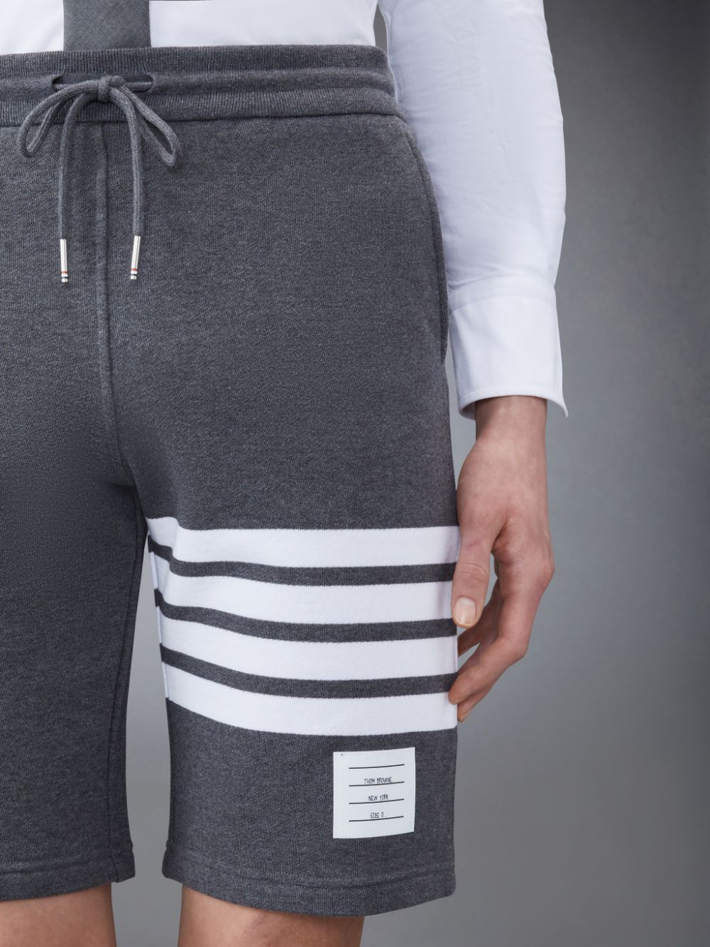 Thom Browne Classic Loopback 4-Bar メンズ スウェットショーツ グレー | AAQ79F34793
