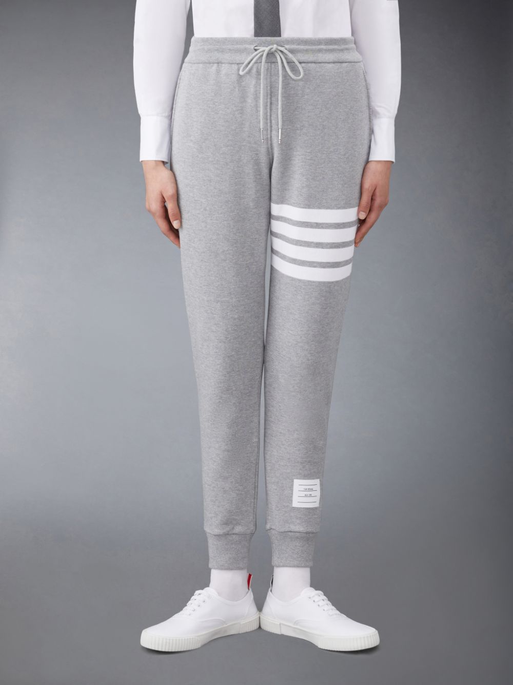 Thom Browne Classic Loopback 4-Bar レディース スウェットパンツ グレー | GWX11L09965