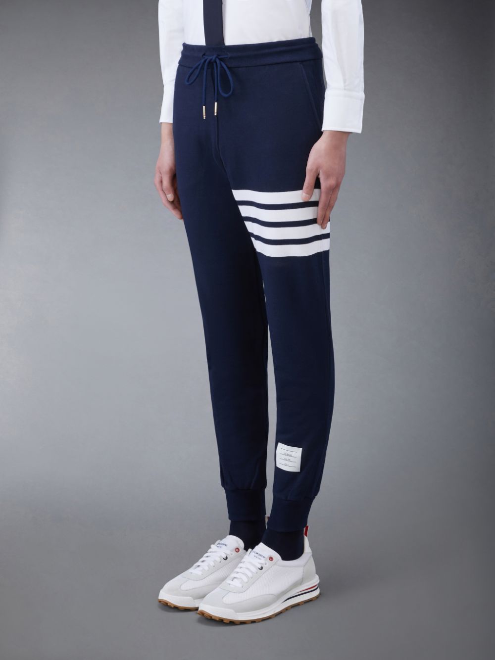 Thom Browne Classic Loopback 4-Bar メンズ スウェットパンツ 青 | LAJ23K60200