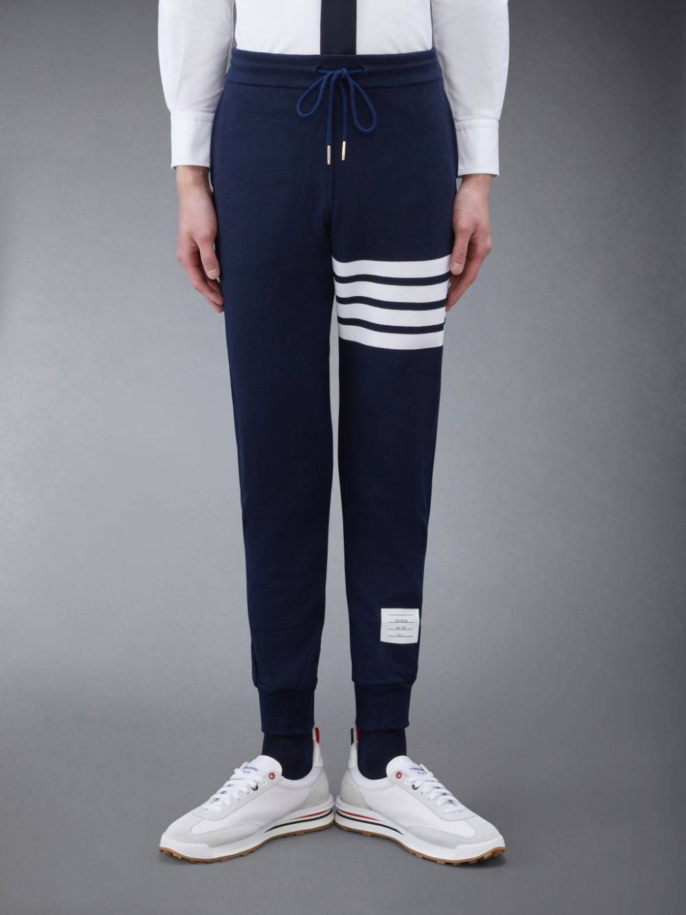 Thom Browne Classic Loopback 4-Bar メンズ スウェットパンツ 青 | LAJ23K60200