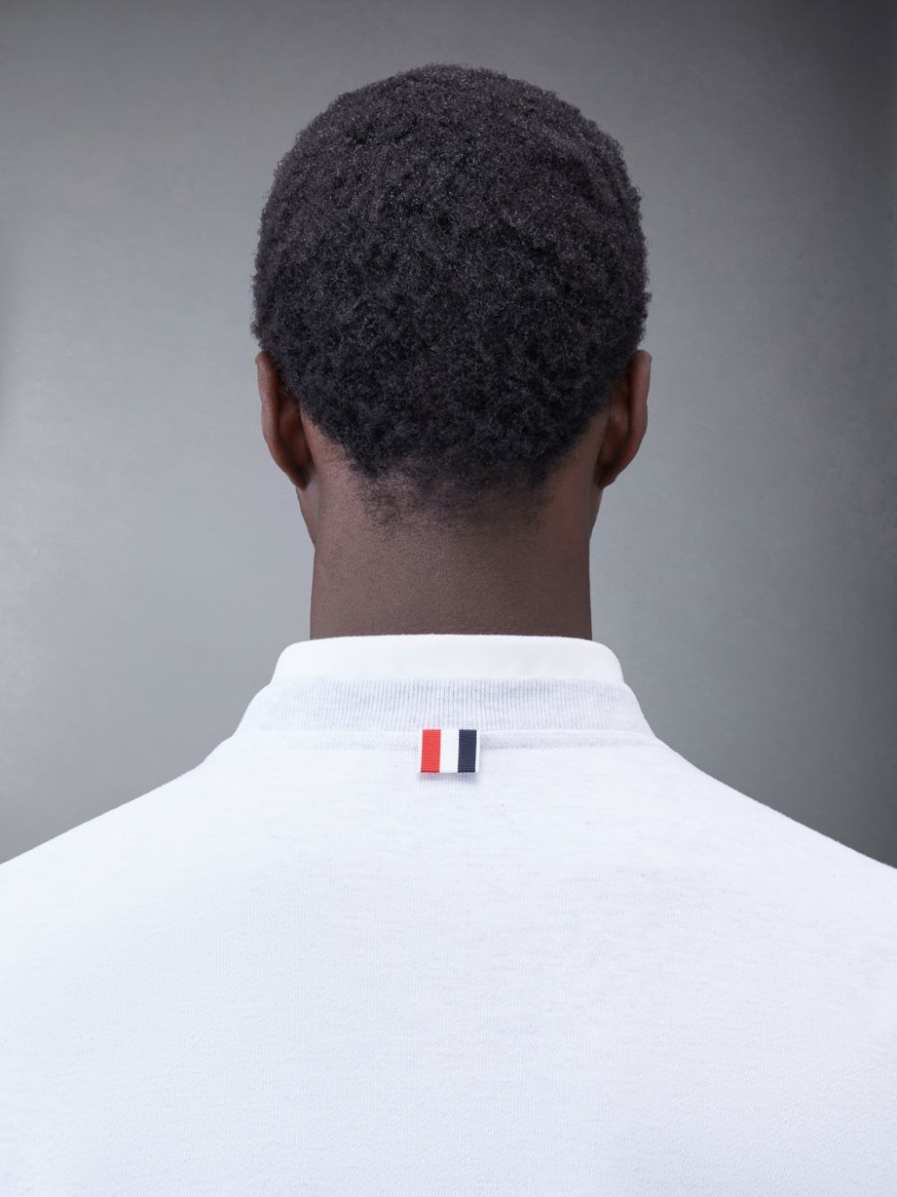 Thom Browne Classic Loopback 4-Bar メンズ スウェットシャツ 白 | LZB48R38707