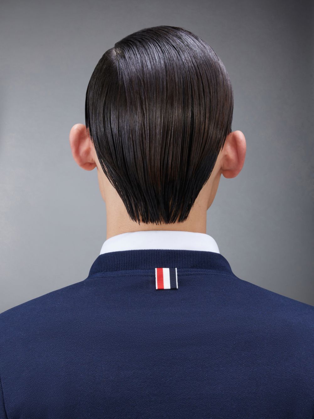 Thom Browne Classic Loopback 4-Bar メンズ スウェットシャツ 青 | NUE41O62610