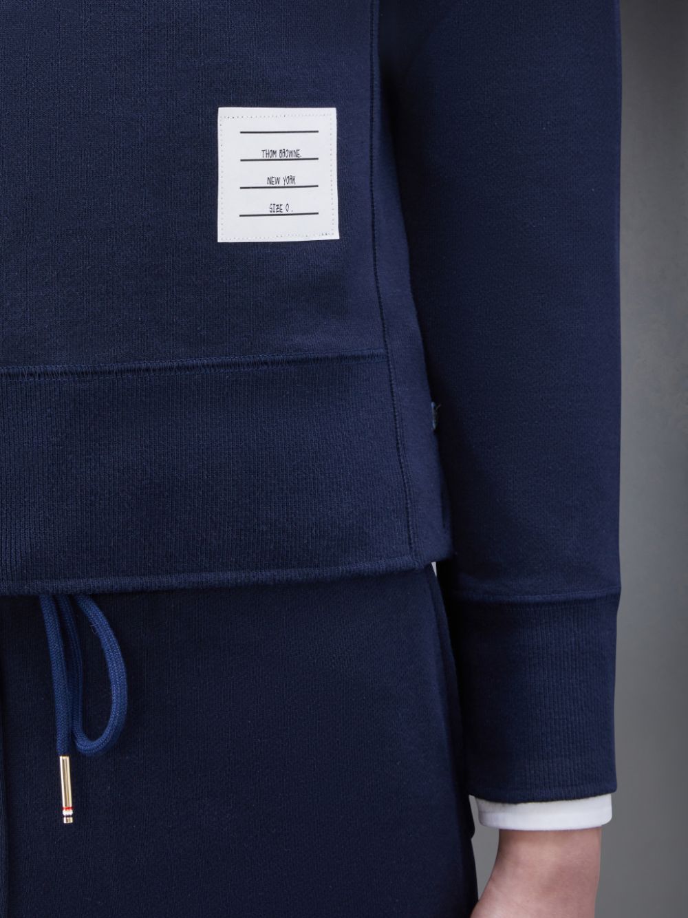 Thom Browne Classic Loopback 4-Bar メンズ スウェットシャツ 青 | NUE41O62610