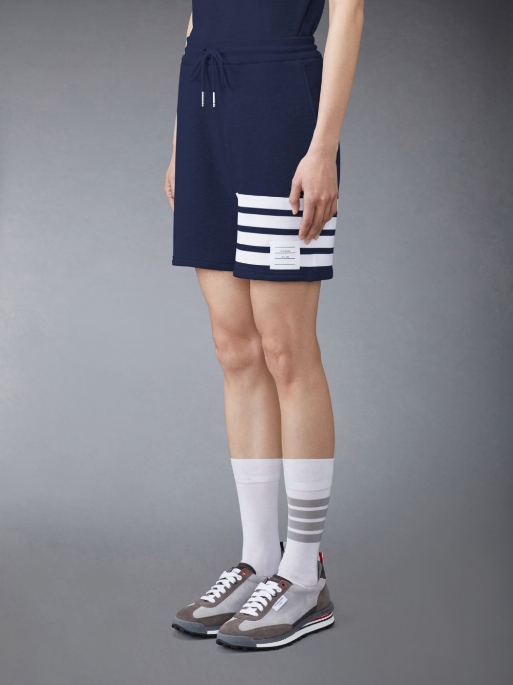 Thom Browne Classic Loopback 4-Bar レディース ショートパンツ 青 | TIP43B84038