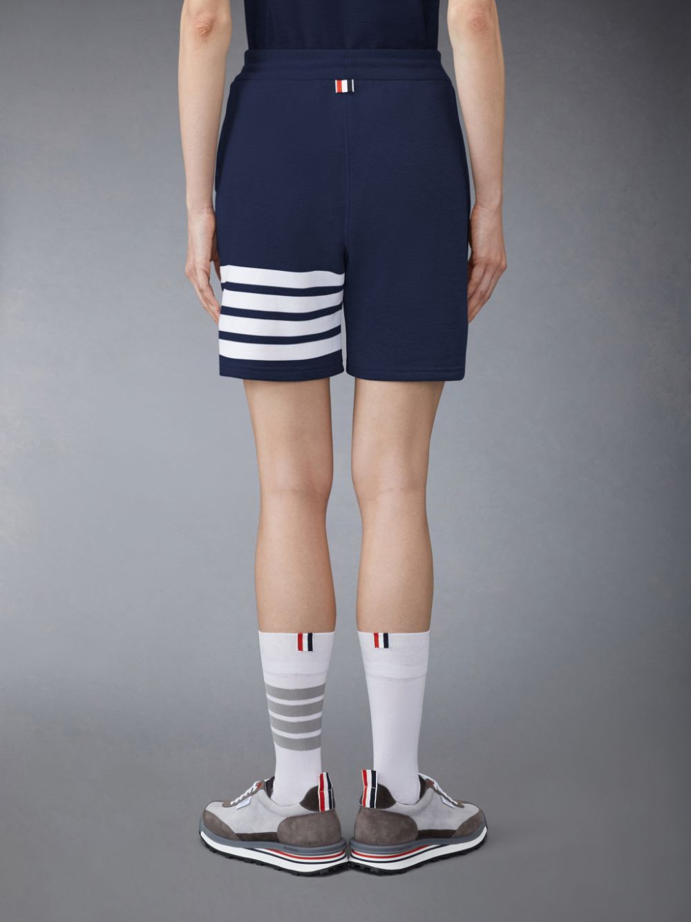 Thom Browne Classic Loopback 4-Bar レディース ショートパンツ 青 | TIP43B84038