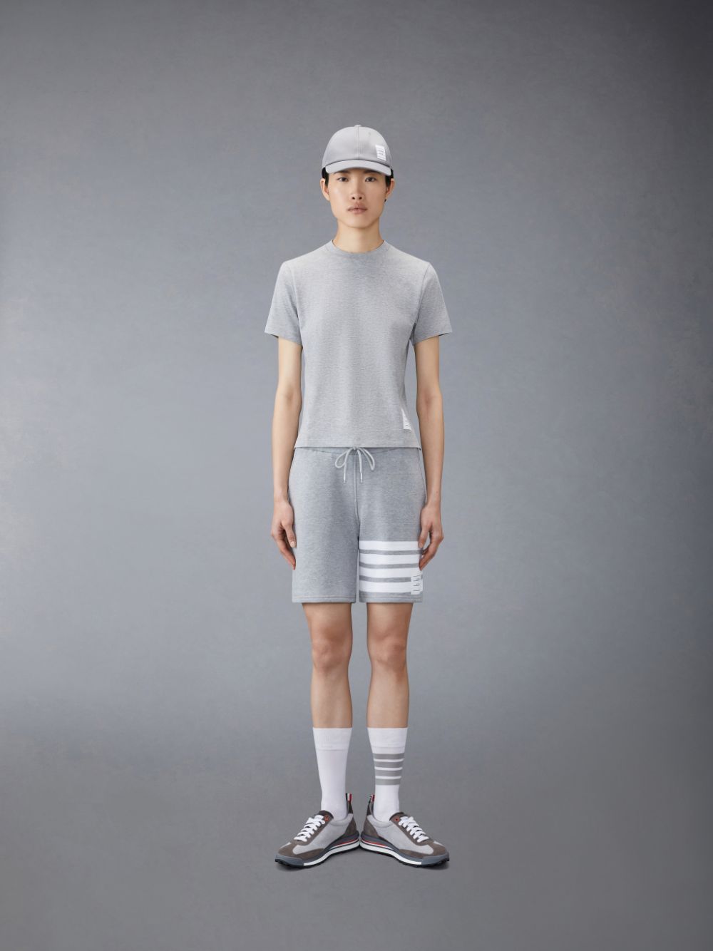 Thom Browne Classic Loopback 4-Bar レディース ショートパンツ グレー | WZA80D34167
