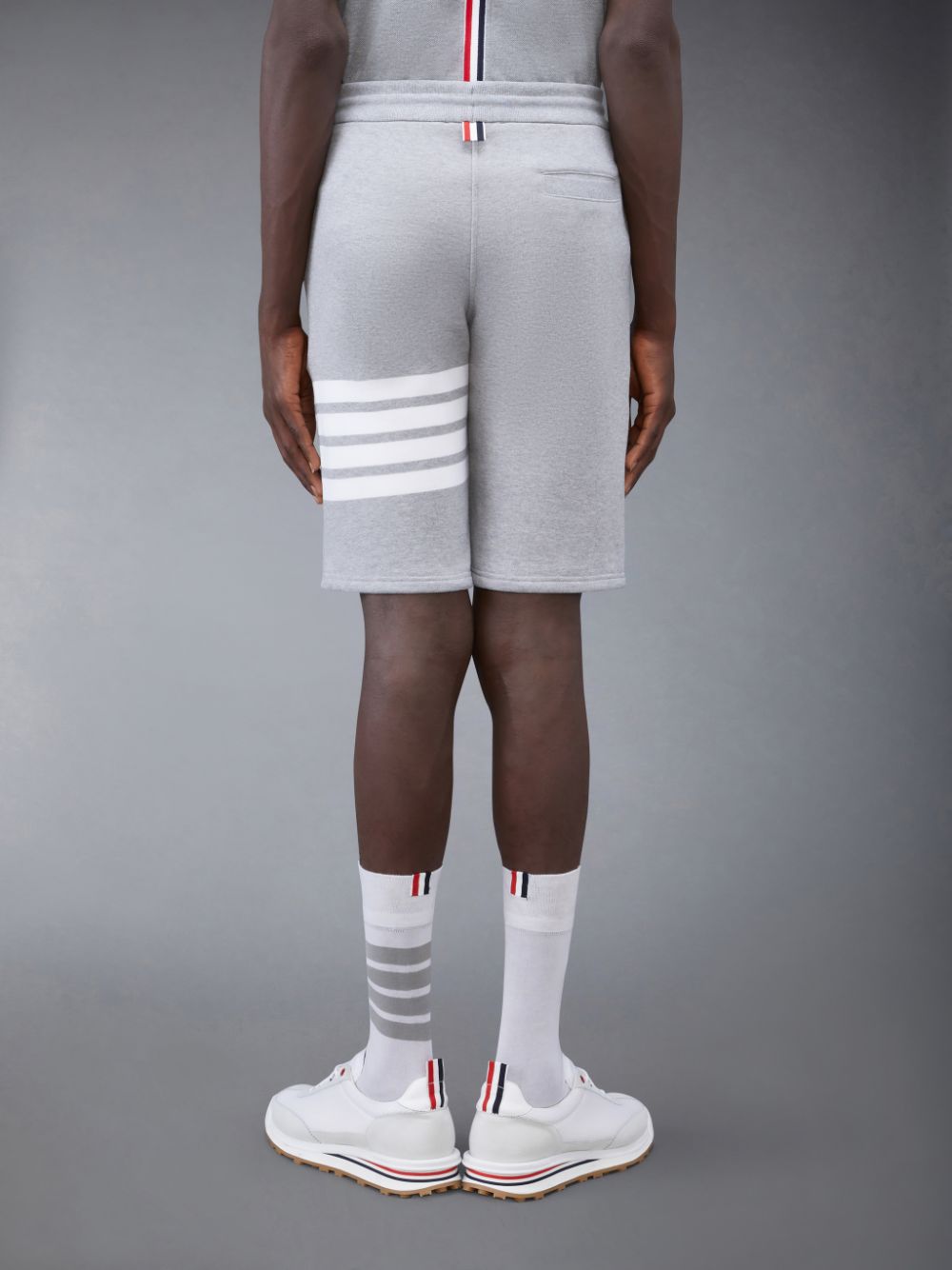 Thom Browne Classic Loopback 4-Bar メンズ スウェットショーツ グレー | XFJ57F83233