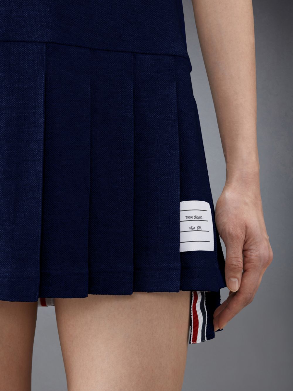 Thom Browne Classic Pique Sleeveless Tennis レディース ワンピース 青 | SNZ18V07242