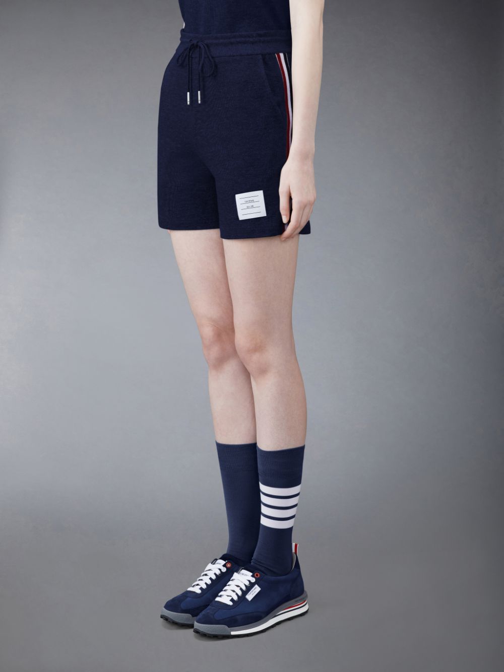 Thom Browne Classic Pique Stripe レディース ショートパンツ 青 | DUW51H28696