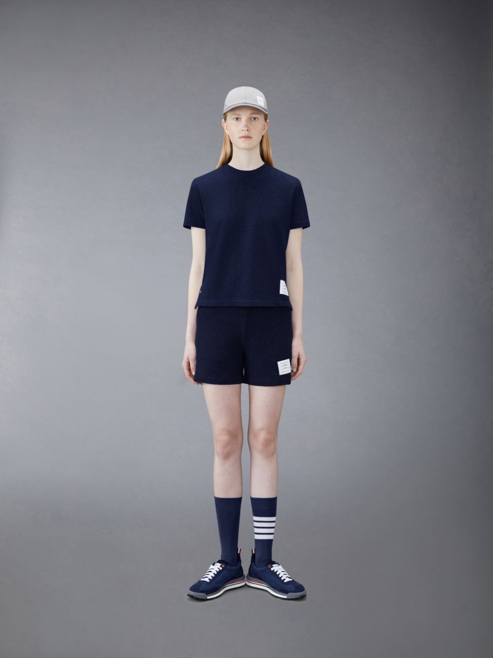 Thom Browne Classic Pique Stripe レディース ショートパンツ 青 | DUW51H28696