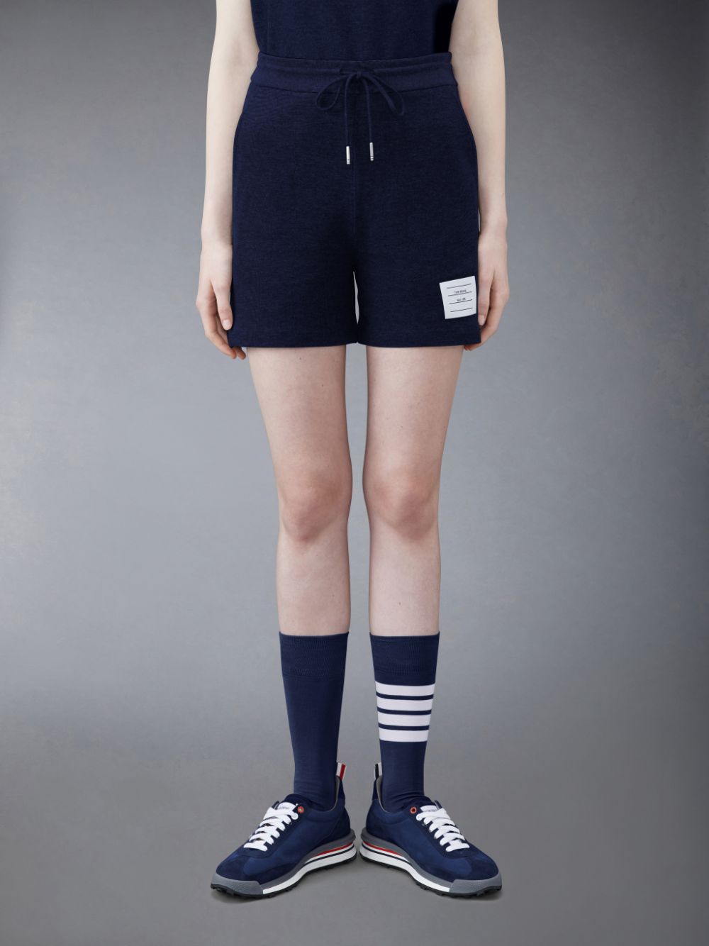 Thom Browne Classic Pique Stripe レディース ショートパンツ 青 | DUW51H28696