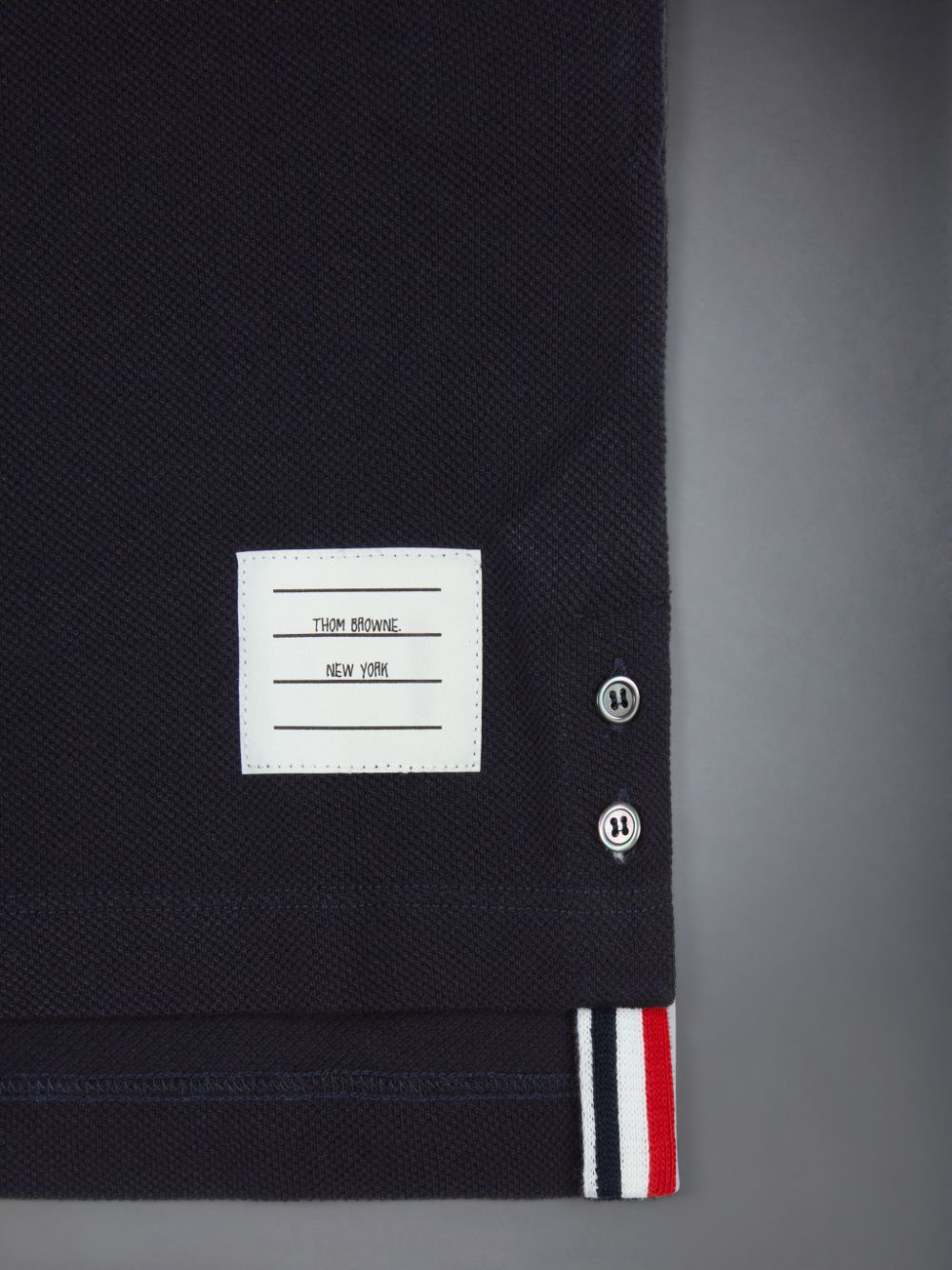 Thom Browne Classic Pique ボーイ ポロシャツ 青 | HLB04E74964