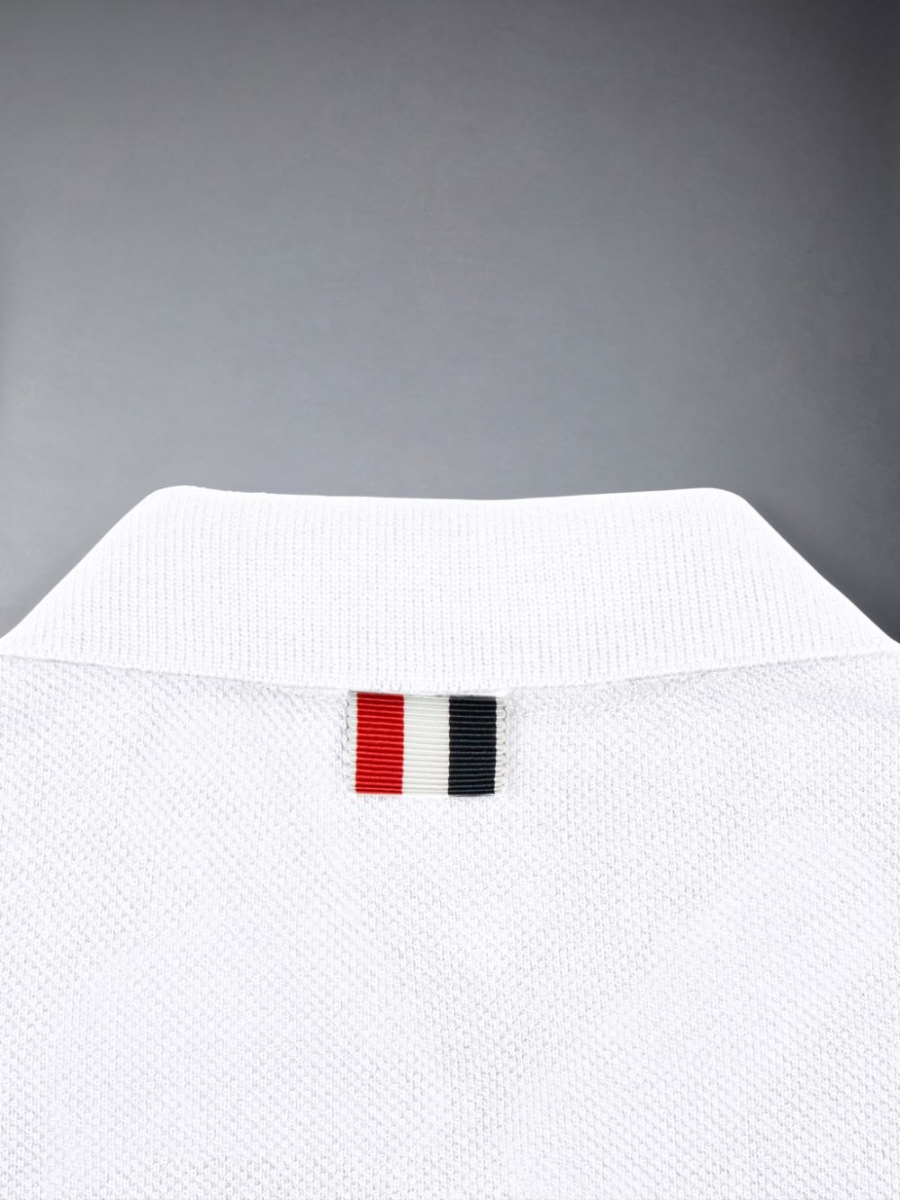 Thom Browne Classic Pique ボーイ ポロシャツ 白 | TJG09U86399