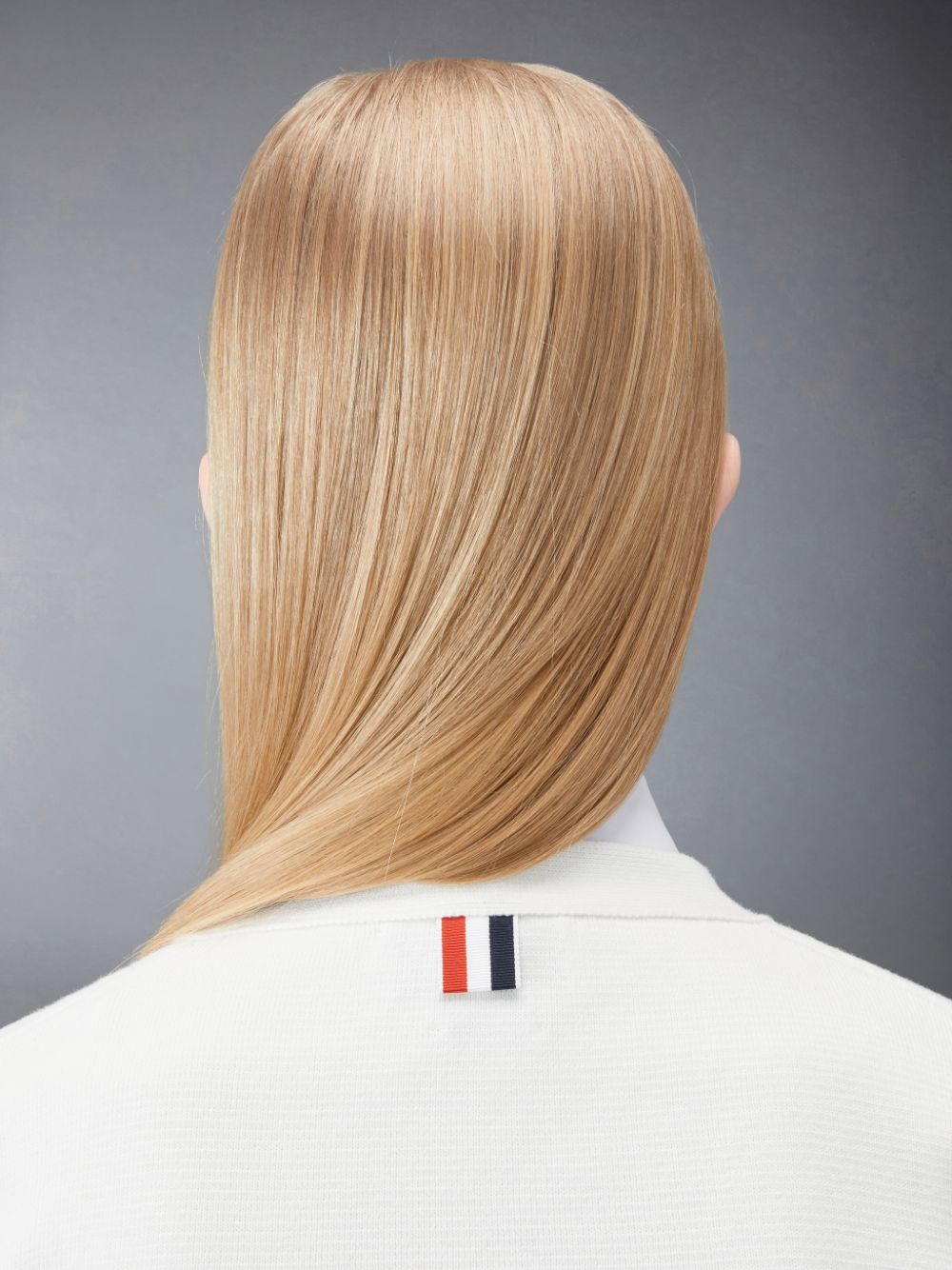 Thom Browne Cotton 4-Bar Milano Classic V-Neck レディース カーディガン 白 | WMT53C49494