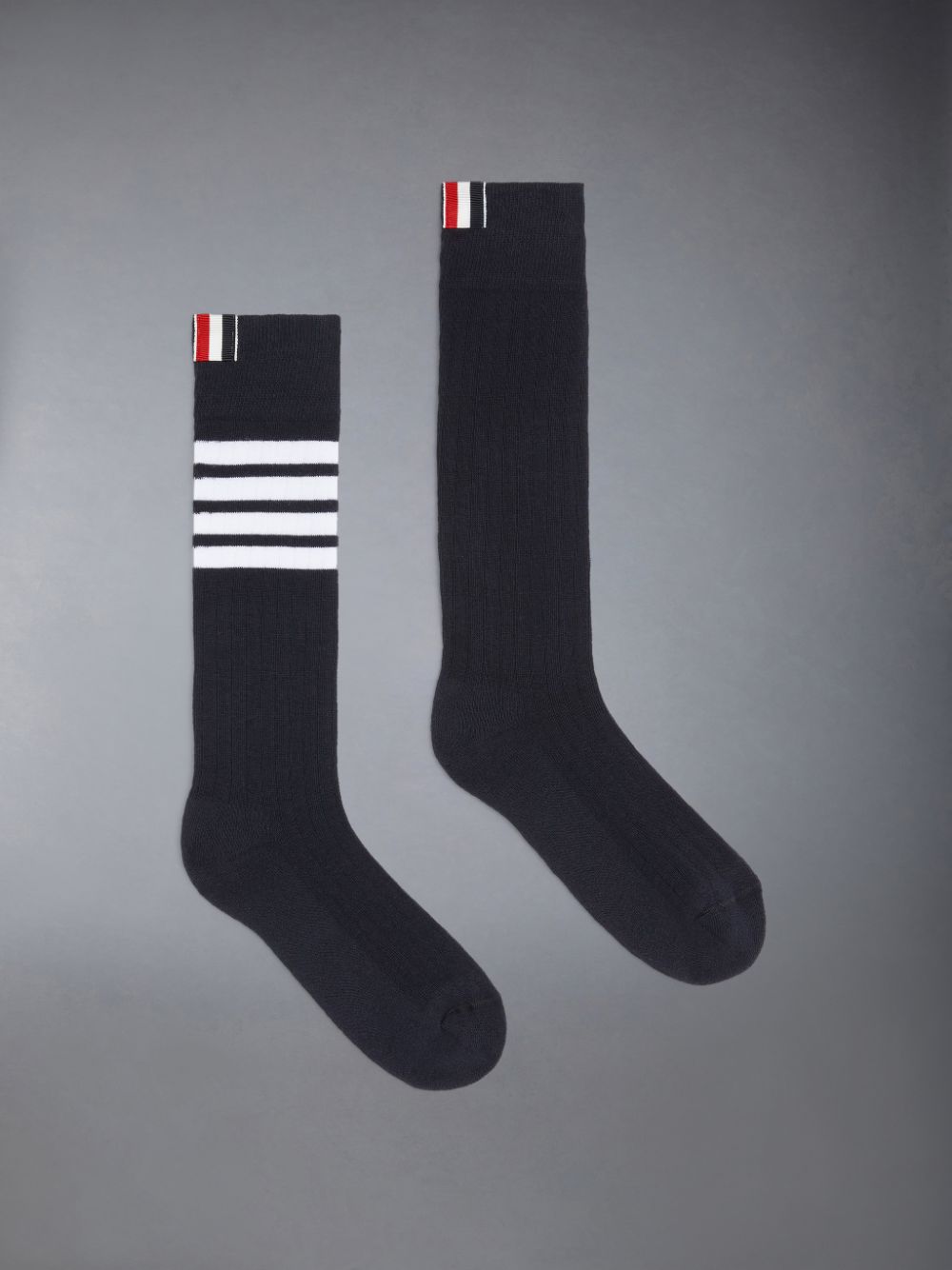 Thom Browne Cotton Athletic Mid-calf 4-Bar メンズ ソックス ネイビー | PII89E72441