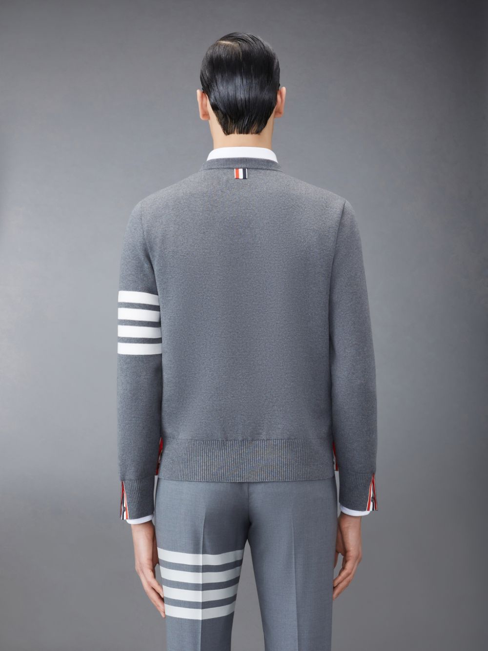 Thom Browne Cotton Crepe メンズ プルオーバー グレー | LQX61P07316