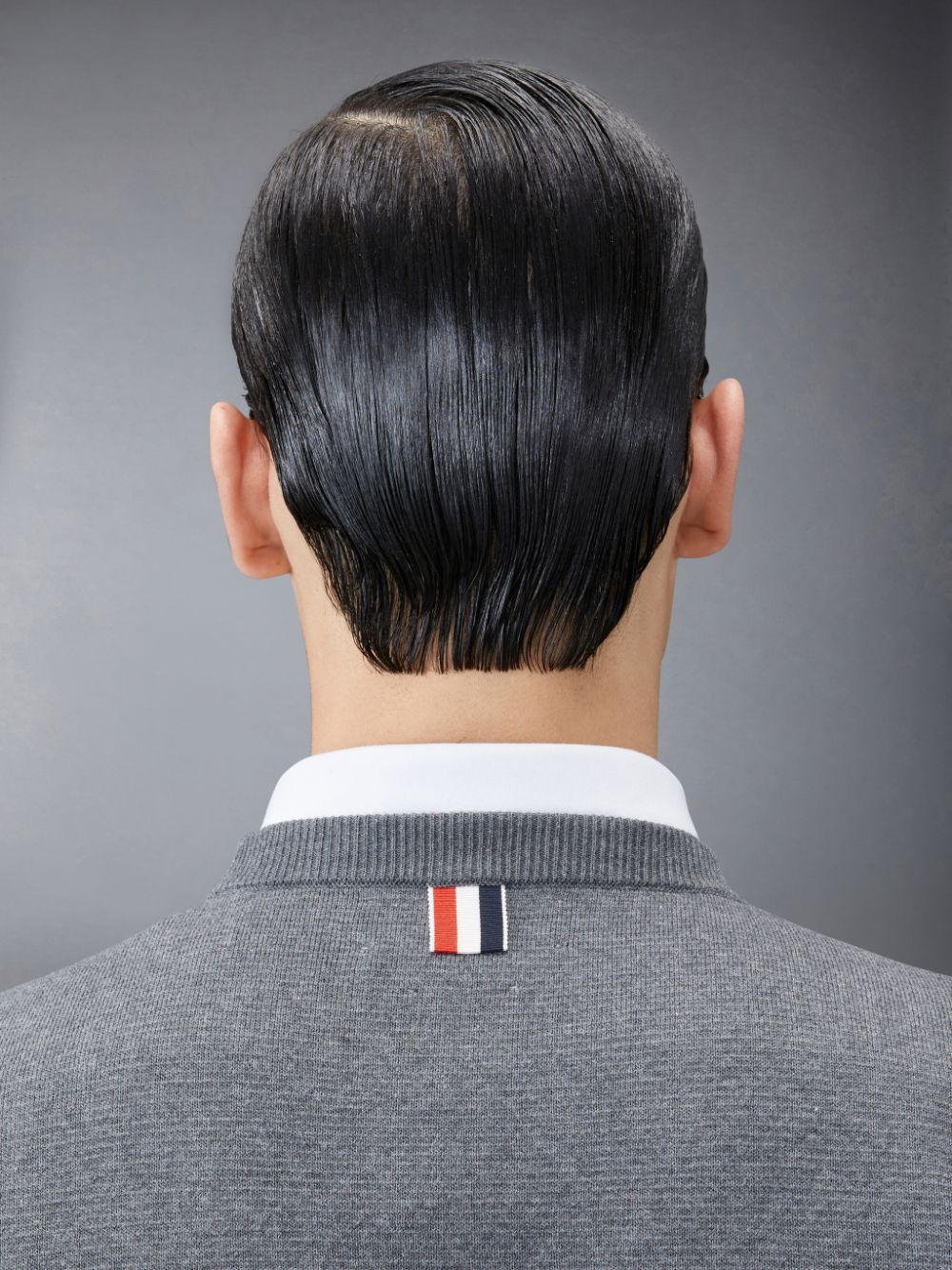 Thom Browne Cotton Crepe メンズ プルオーバー グレー | LQX61P07316