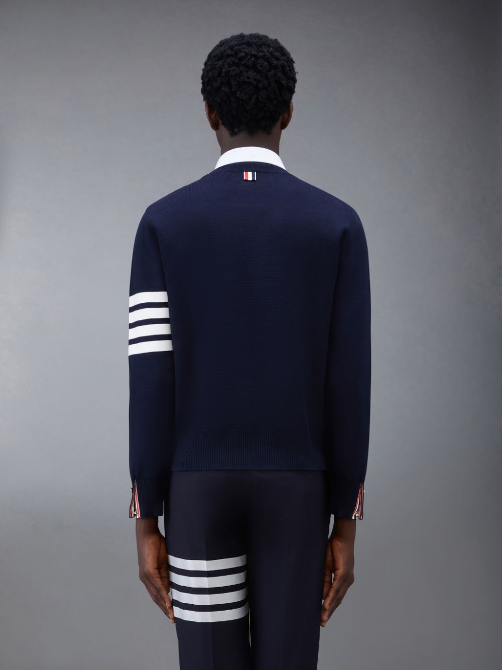 Thom Browne Cotton Crepe メンズ プルオーバー 青 | OXL69V11149
