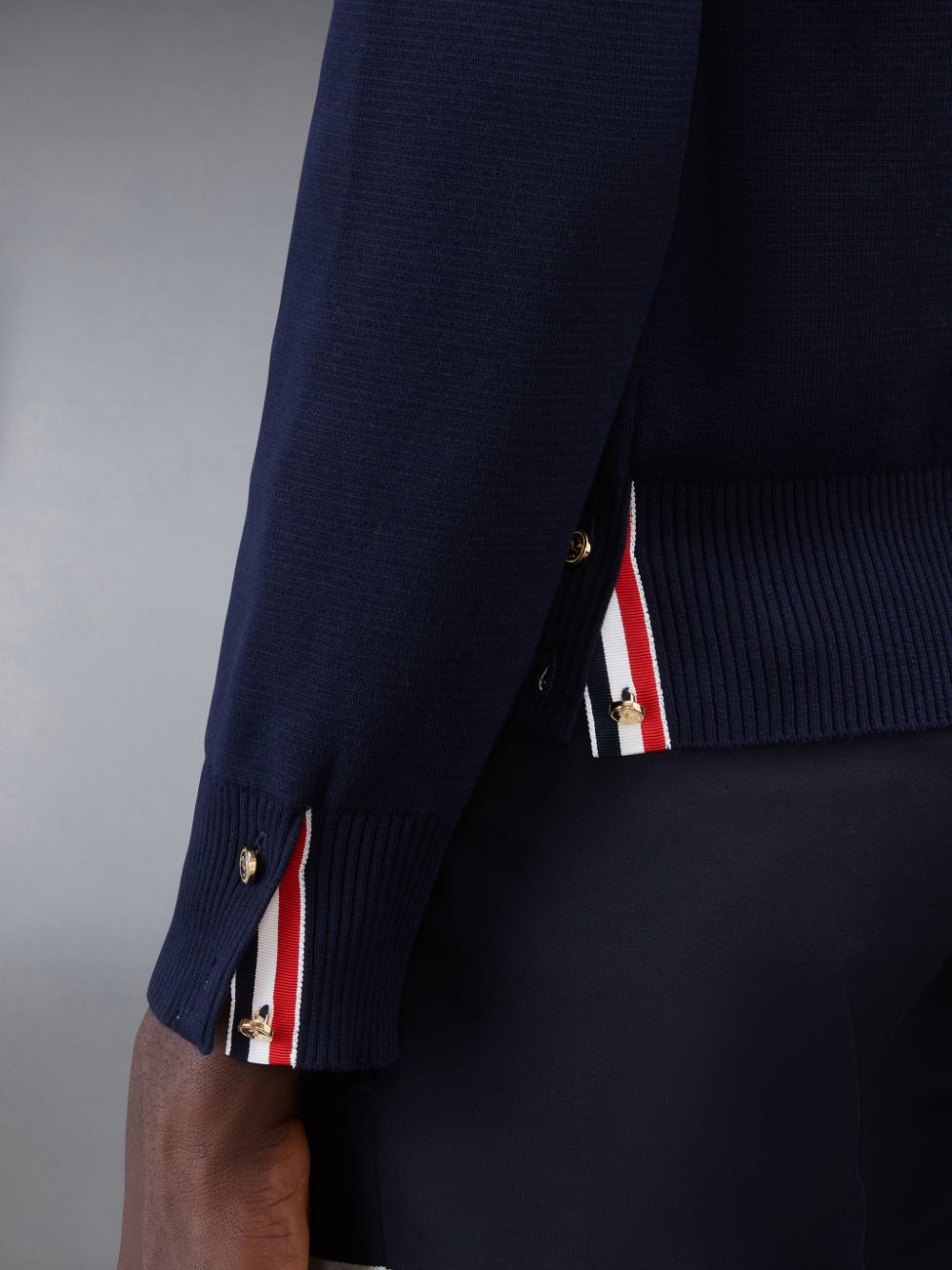 Thom Browne Cotton Crepe メンズ プルオーバー 青 | OXL69V11149
