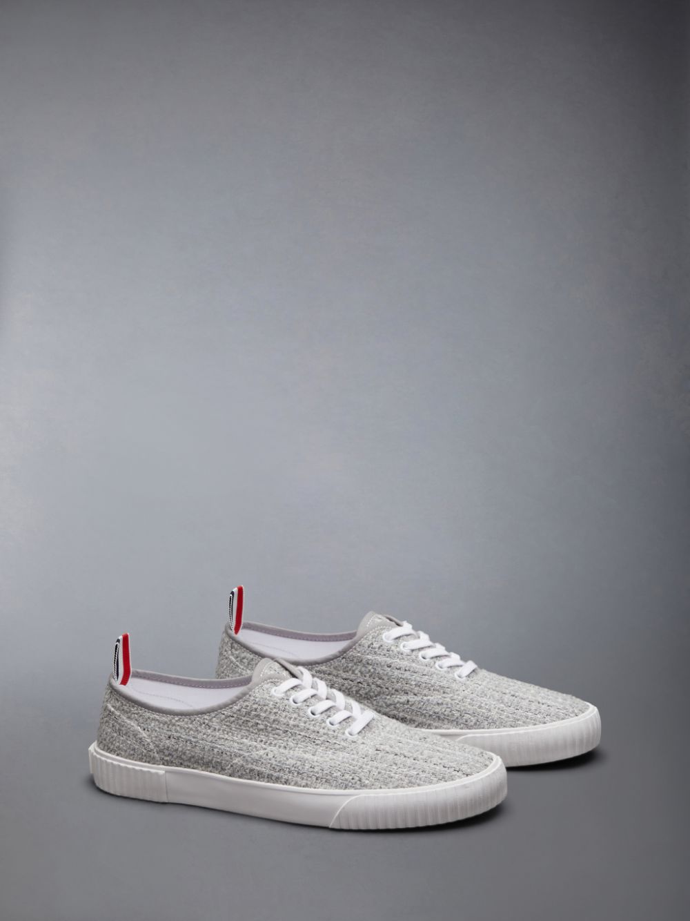 Thom Browne Cotton Tweed Heritage メンズ スニーカー グレー | UCD96Y76930
