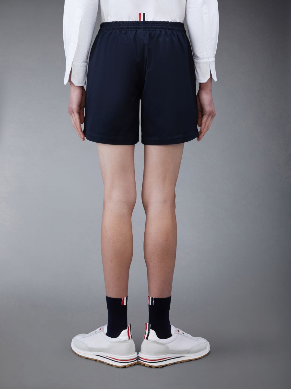 Thom Browne Cotton Twill Drawstring Rugby メンズ ショートパンツ 青 | GNK25A96752