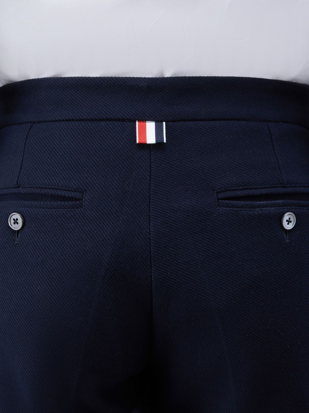 Thom Browne Double Face Tech Twill Slim メンズ パンツ 青 | CNT23B05293