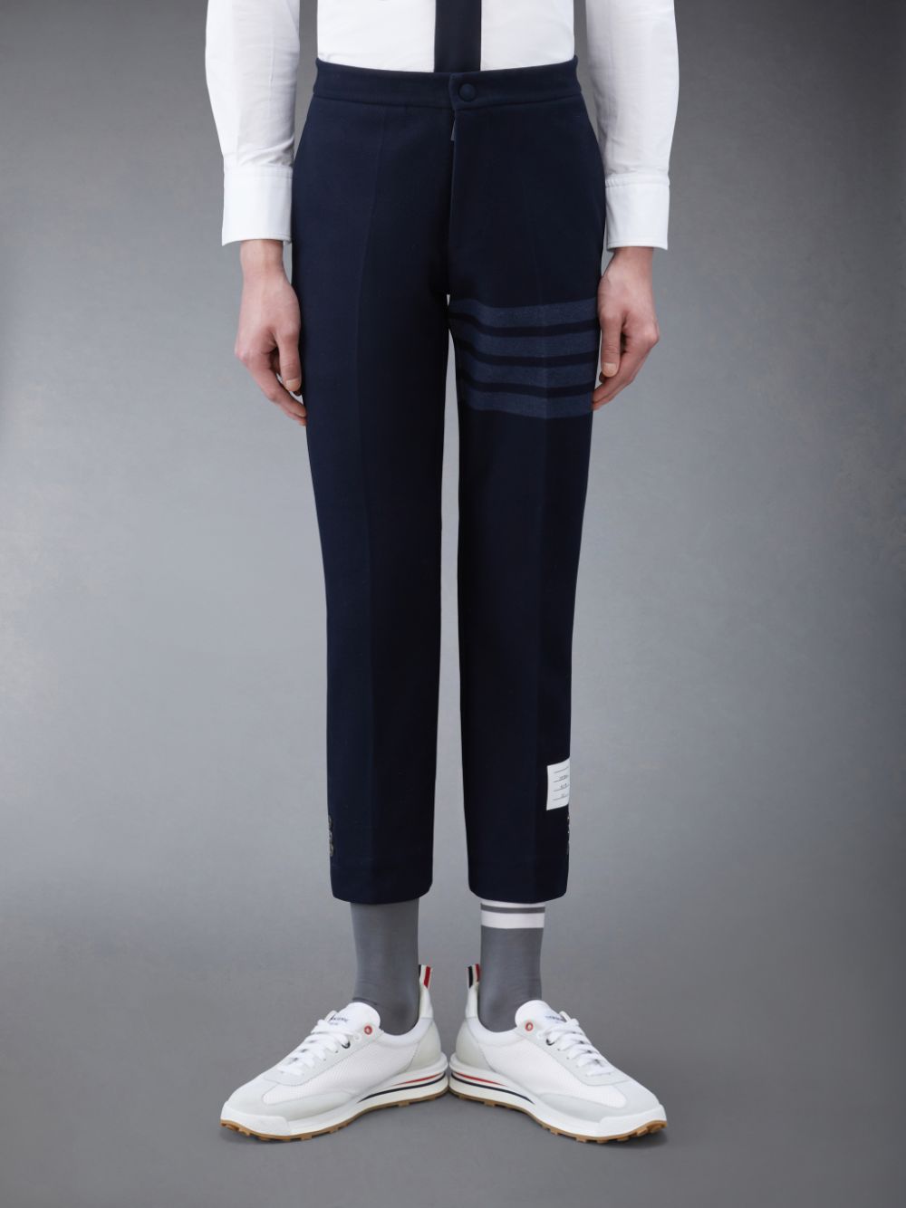 Thom Browne Double Face Tech Twill Slim メンズ パンツ 青 | CNT23B05293