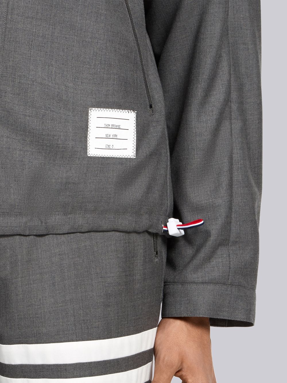Thom Browne Double-zip Raglan メンズ ジャケット グレー | BWR30D14052