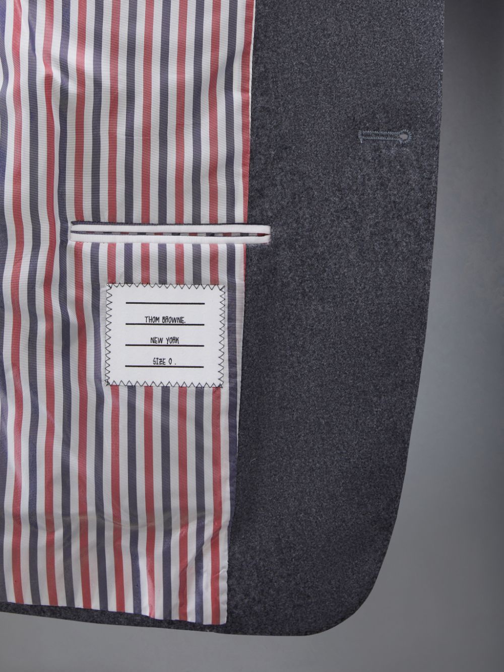 Thom Browne Flannel 4-Bar Classic Sport メンズ コート グレー | WBA24K80522
