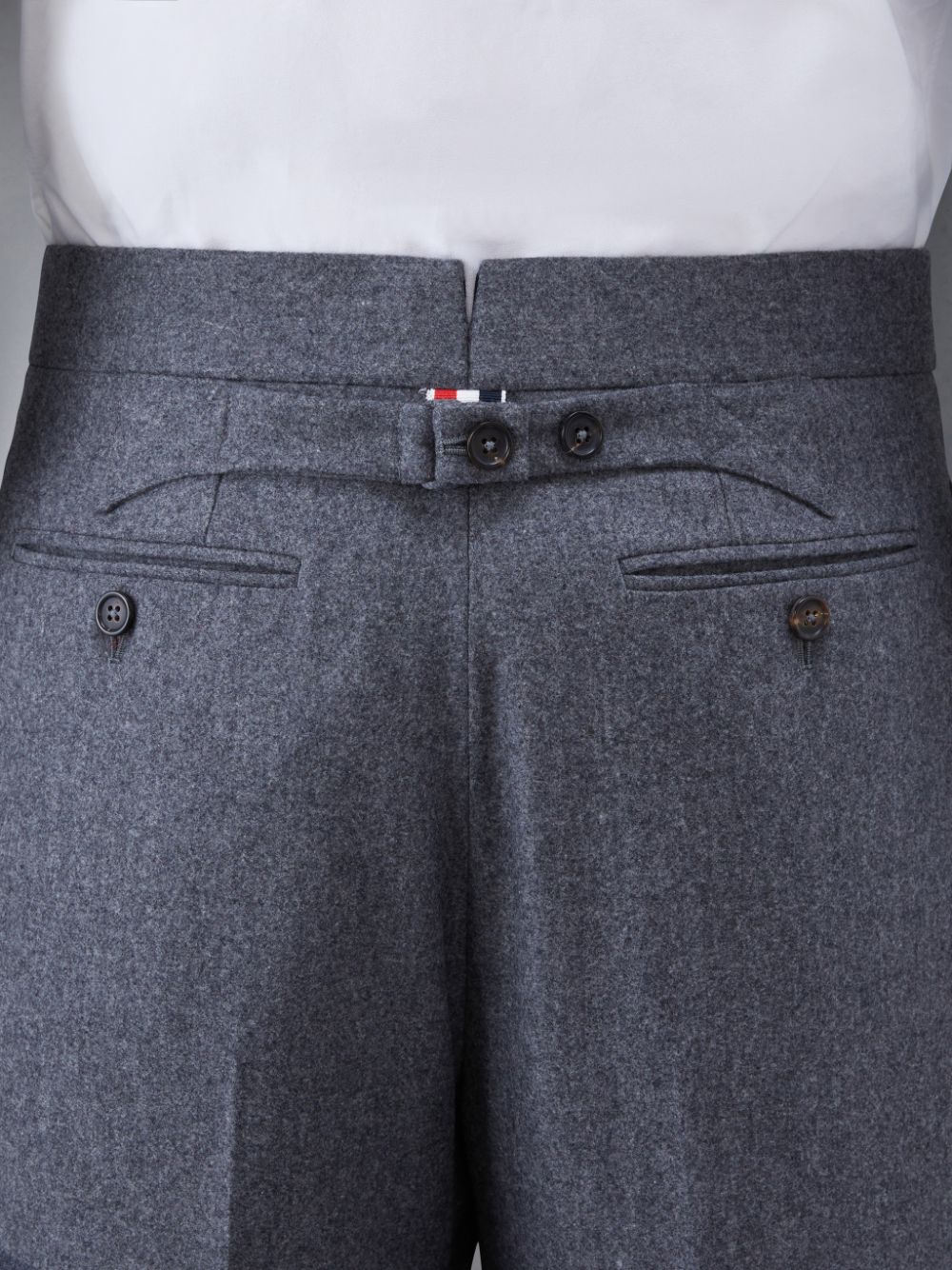 Thom Browne Flannel 4-Bar Classic メンズ パンツ グレー | DBG29B48833