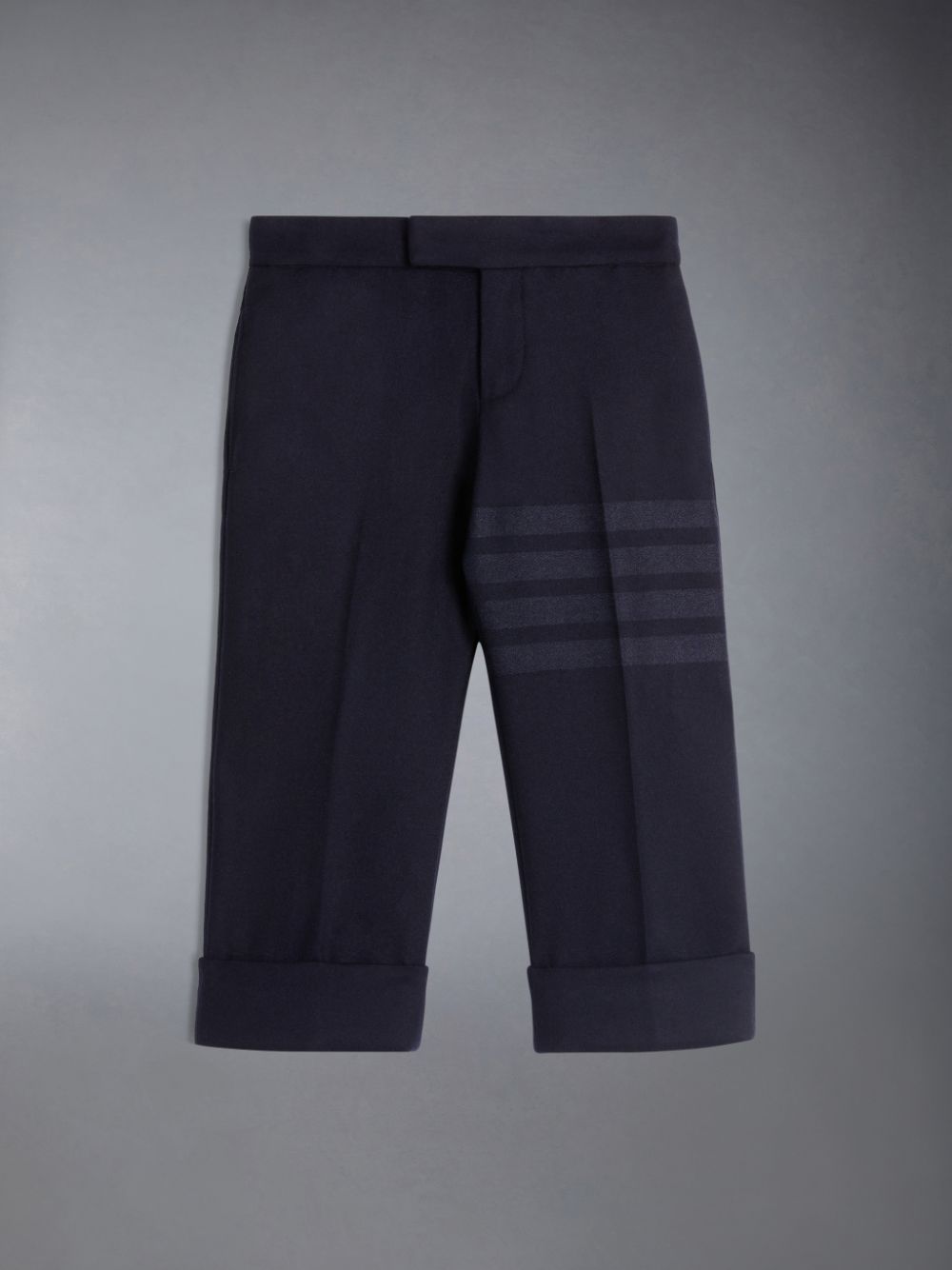 Thom Browne Flannel 4-Bar Classic ガール パンツ 青 | WAD79K21446