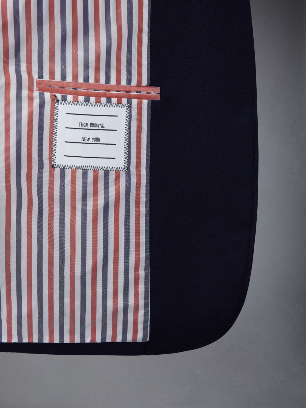 Thom Browne Flannel 4-Bar Sack Sport レディース コート 青 | KCF86U18196